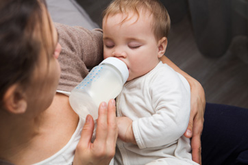 Infant with Bottle