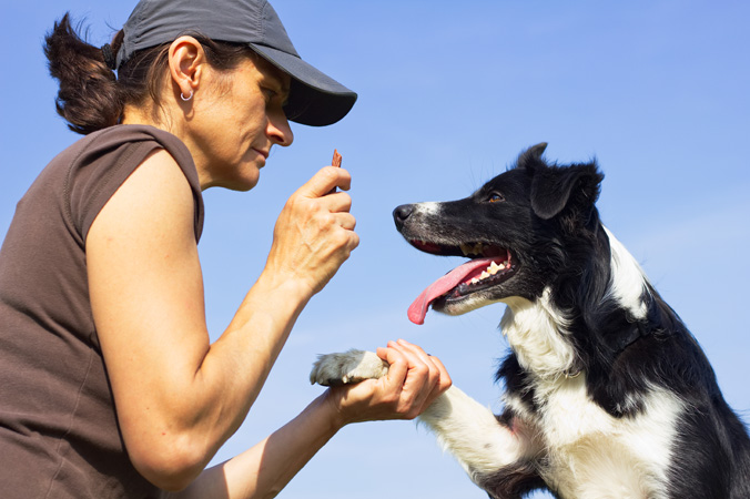 Woman with Dog